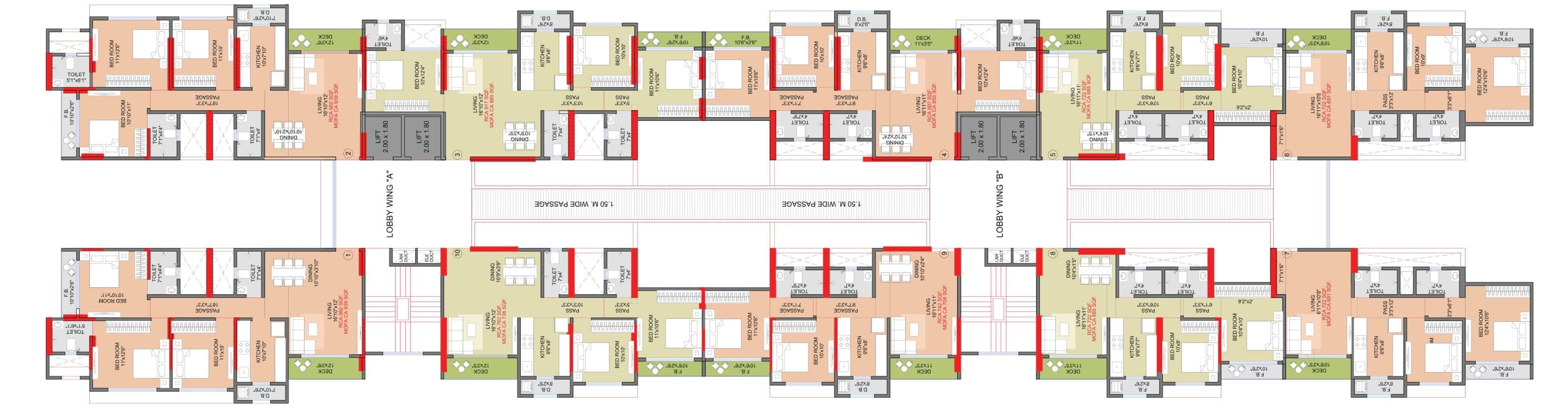 Building Structure Plan drawing
