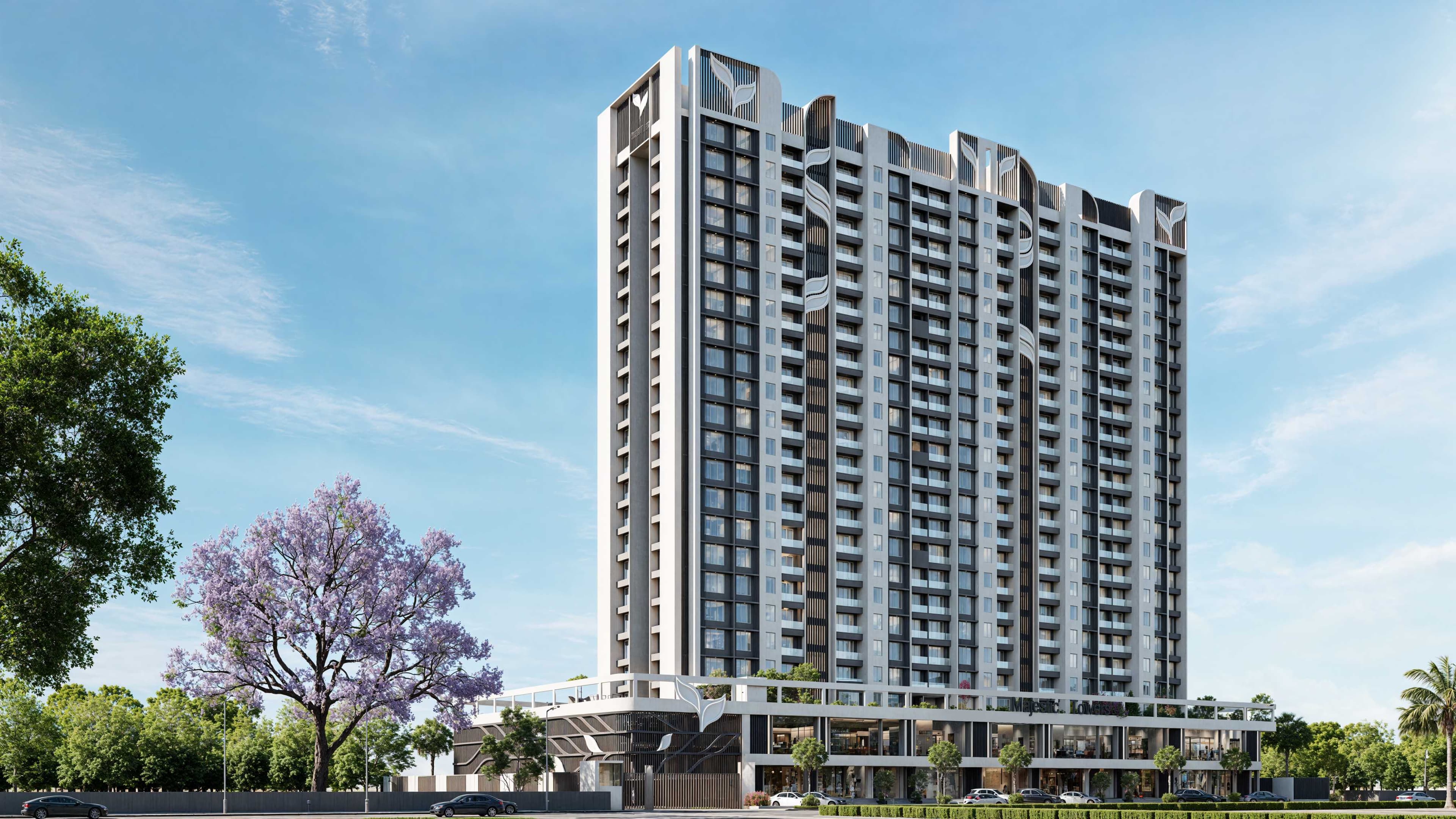 Majestic Tower elevation, Nalasopara West